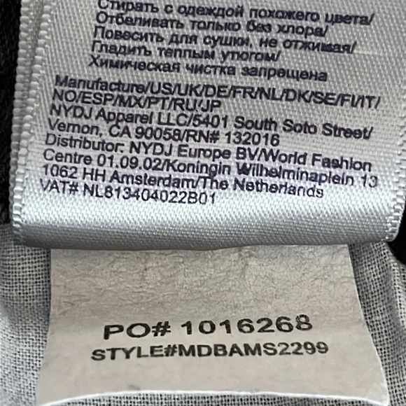 NYDJ Marilyn Straight Jean in Washed Gray - Size 10 - Picture 8 of 8